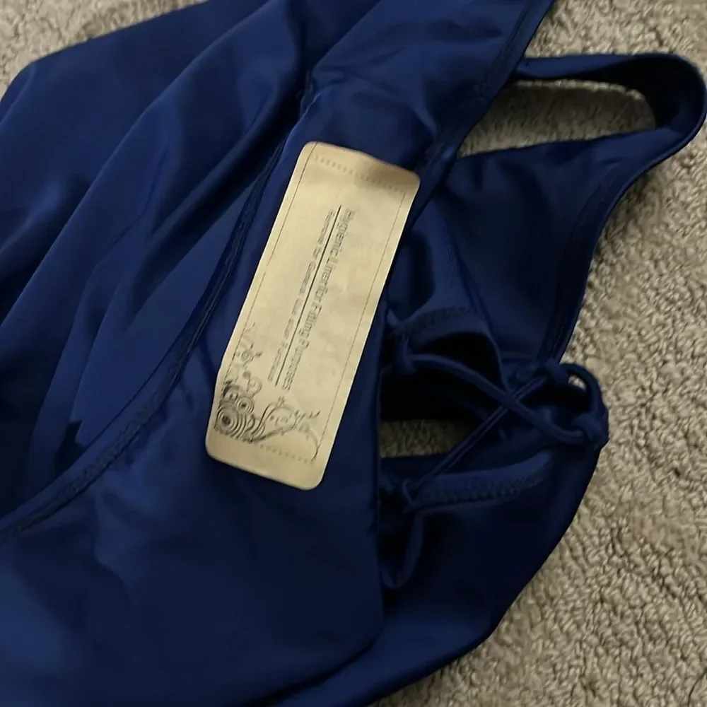 Navy Blue One-Piece Swimsuit NWOT Size XL